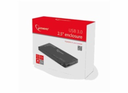 GEMBIRD externí box pro 2.5" zařízení, USB 3.0, SATA, černý