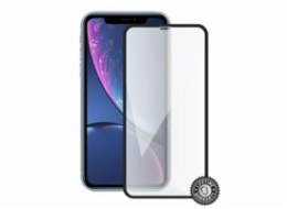 Screenshield APPLE iPhone Xr Tempered Glass protection (full COVER black)