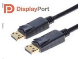 PREMIUMCORD DisplayPort 1.2 přípojný kabel M/M, zlacené konektory, 2m