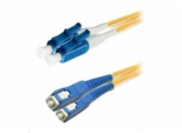 Duplexní patch kabel SM 9/125, OS2, LC-SC, LS0H, 3m