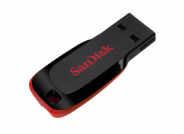 SanDisk Cruzer Blade USB paměť 128 GB USB Typ-A 2.0 Černá, Červená