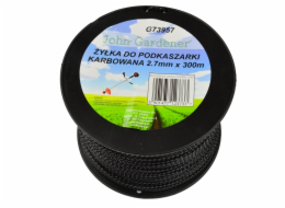 GEKO Struna do sekačky, 2,7mm x 300m, zvlněný profil GEKO