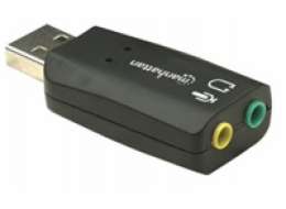 MANHATTAN Zvuková karta USB 3-D Sound Adapter