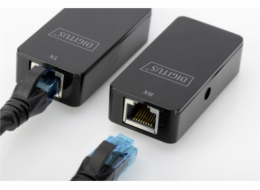 DIGITUS USB Extender, USB 2.0, pro použití s Cat5 / 5e / 6 (UTP, STP nebo SFT) kabelu až 50 m / 164 stop