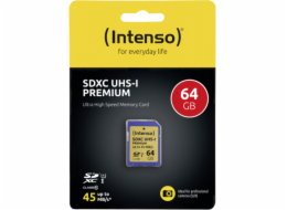 Intenso SDXC Card           64GB Class 10 UHS-I Premium