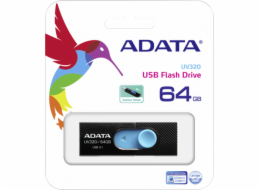 ADATA UV320 USB flash drive 64 GB USB Type-A 3.2 Gen 1 (3.1 Gen 1) Black  Blue