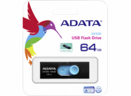 ADATA Flash disk UV320 64GB / USB 3.1 / černo-modrá