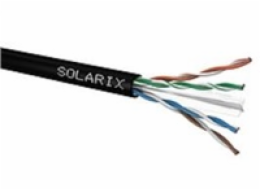 Instalační kabel Solarix CAT6 UTP PE Fca venkovní 500m/cívka SXKD-6-UTP-PE