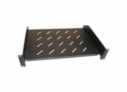 XtendLan Police 400mm, univerzal, 2U, 45kg nosnost, černá