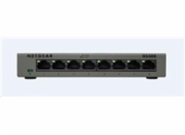 NETGEAR GS308-300PES síťový přepínač Nespravované L2 Gigabit Ethernet (10/100/1000) Černá