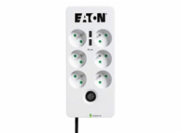 Eaton Protection Box 6 USB FR, přepěťová ochrana, 6 zásuvek, 2x USB nabíječka, 1m