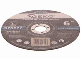 GEKO Kotouč řezný na kov, 150x1,6mm GEKO