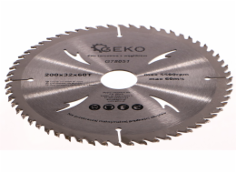 GEKO Kotouč pilový vidiový s otvory, 200x32x60T GEKO