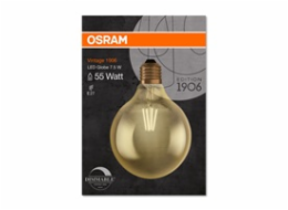 LED žárovka OSRAM, G125, E27, 7,5 W, 725 lm, 2500 K