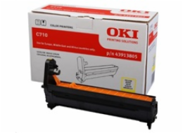OKI 43913805 - originální Oki Obraz. válec pro Žlutý toner do C710 (15k)