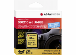 AgfaPhoto SDXC UHS II       64GB Professional High Speed U3 V90