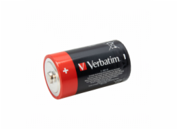 1x2 Verbatim alkalicky Batterie Mono D LR 20               49923