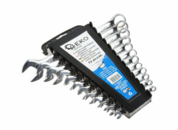 GEKO Sada klíčů očkoplochých, 12ks, 6-22mm, plast. držák GEKO