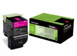TONER LEXMARK 702M Magenta  CS310dn / CS310n / CS410dn / CS410dtn / CS410n / CS510de / CS510dte (1k)