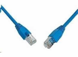 SOLARIX patch kabel CAT5E SFTP PVC 15m modrý
