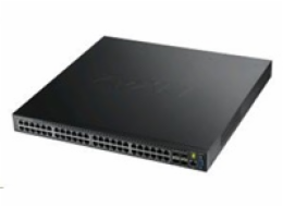Zyxel XGS4600-32F - Přepínač - L3 - řízený - 24 x Gigabit SFP + 4 x kombinace Gigabit SFP + 4 x 10 Gigabit SFP+ - Lze montovat do rozvaděče