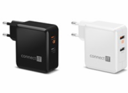 Napájecí adaptér Connect IT QUICK CHARGE 3.0 2x USB (3,4A) černý