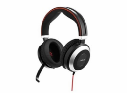 Jabra 7899-823-189 Jabra Evolve 80/Stereo/Jack/Drát/MS/Černá-stříbrná