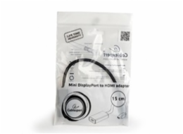 GEMBIRD Kabel red. miniDisplayport na HDMI, M/F, černá