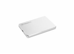 Transcend 2TB, TS2TSJ25C3S - 2TB StoreJet 25C3S, 2.5", USB-C (3.1 Gen 1) Stylový externí hard disk, ultra-tenký, stříbrný