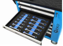 GEKO Dílenská skříňka/vozík s výbavou 243ks 7 zásuvek GEKO