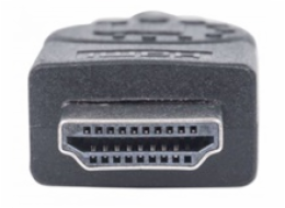 MANHATTAN kabel HDMI Male to DVI-D 24+1 Male, Dual Link, Black, 1,8m