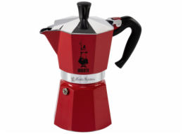 Bialetti Moka Express na 6 sálku červená