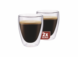 Maxxo coffee dvoustěnné termo sklenice 235 ml 2ks