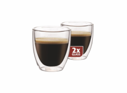 Maxxo DG808 espresso dvoustěnné termo sklenice 2ks