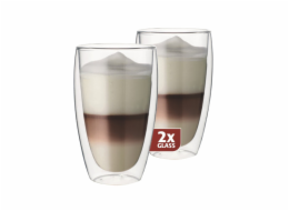 Maxxo DG832 latté dvoustěnné termo sklenice 2ks