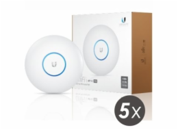 Ubiquiti UniFi AC PRO 5 - Wi-Fi 5 AP, 2.4/5GHz, až 1750 Mbps - sada 5ks (bez PoE injektorů)