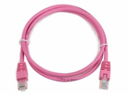 GEMBIRD kabel patchcord Cat5e UTP 3m, růžový
