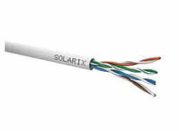 Instal. kabel Solarix CAT5e UTP PVC 305m/box drát