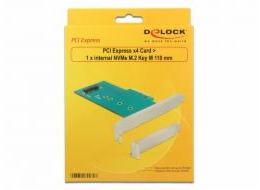 Delock PCI Express x4 Card > 1 x internal NVMe M.2 Key M 110 mm - Low Profile Form Factor