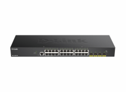 D-Link DGS 1250-28X - Přepínač - L3 Lite - inteligentní - 24 x 10/100/1000 + 4 x 10 Gigabit SFP+ - Lze montovat do rozvaděče