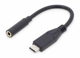 DIGITUS USB Type-C Audio Adapter Type-C/St auf 3.5mm Klinke/Bu.