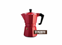 Moka konvice Pezzetti ItalExpress 3 šálky červená