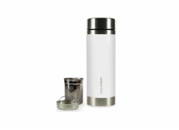 Yoko Design termoska se sítky na louhování čaje 350ml bílá