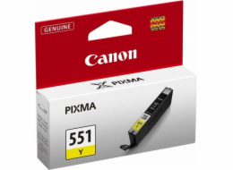 Canon CLI-551Y - 7 ml - žlutá - originální - inkoustový zásobník - pro PIXMA iP8750, iX6850, MG5550, MG5650, MG5655, MG6450, MG6650, MG7150, MG7550, MX725, MX925