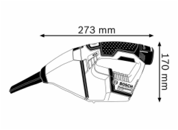GAS 12V / 10,8V-LI Professional, Handstaubsauger