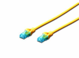 DIGITUS DK-1512-0025/Y Premium CAT 5e UTP patch cable Length 0.25m Color yellow
