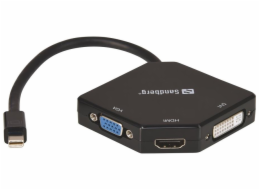 Sandberg 509-12 Adapter MiniDP>HDMI+DVI+VGA