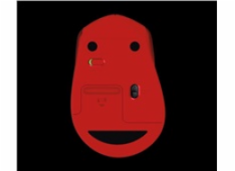 Logitech M330 Silent Plus cervena