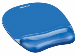 Fellowes Crystal Gel Mouse Gel Wrist Support blue