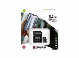Kingston 64GB SDXC U1 V10 CL10 100MB/s